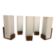 Many Louis Kallf wall lights.