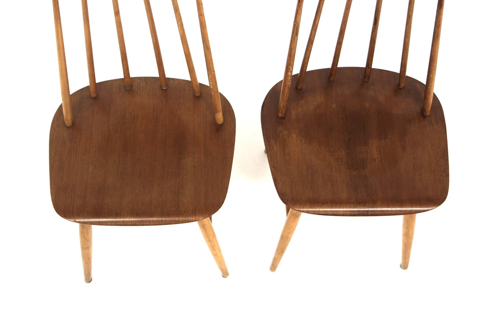 Set of 2 Scandinavian "Fanett" chairs by Ilmari Tapiovaara, Sweden, 1960