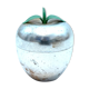 Pomme à glaçon vintage en plastique argenté