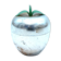 Pomme à glaçon vintage en plastique argenté