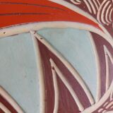 50s pottery vase numbered