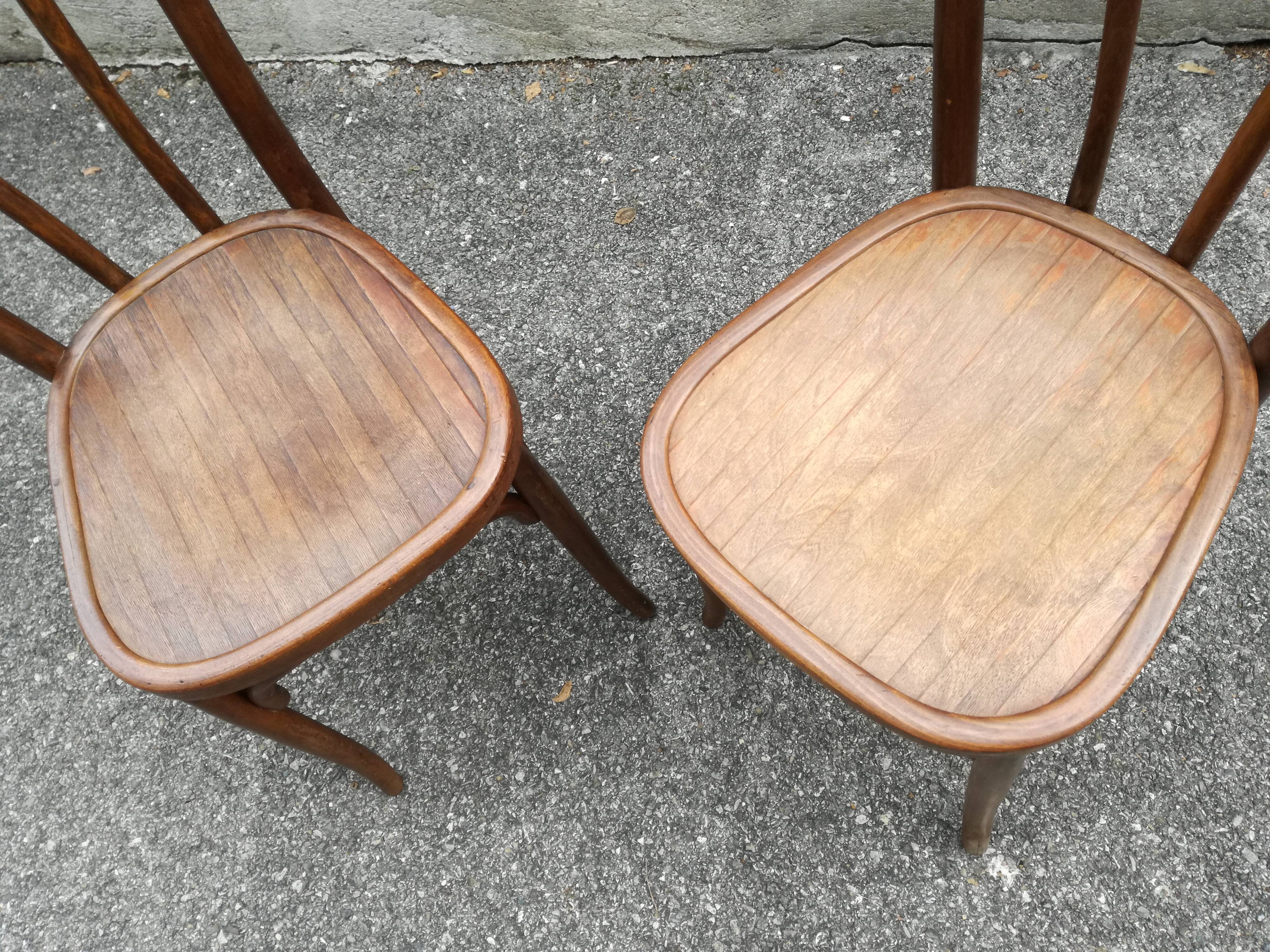 Duo de chaises bistrot baumann