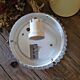 Vintage molded glass wall or ceiling light decorated with flowers