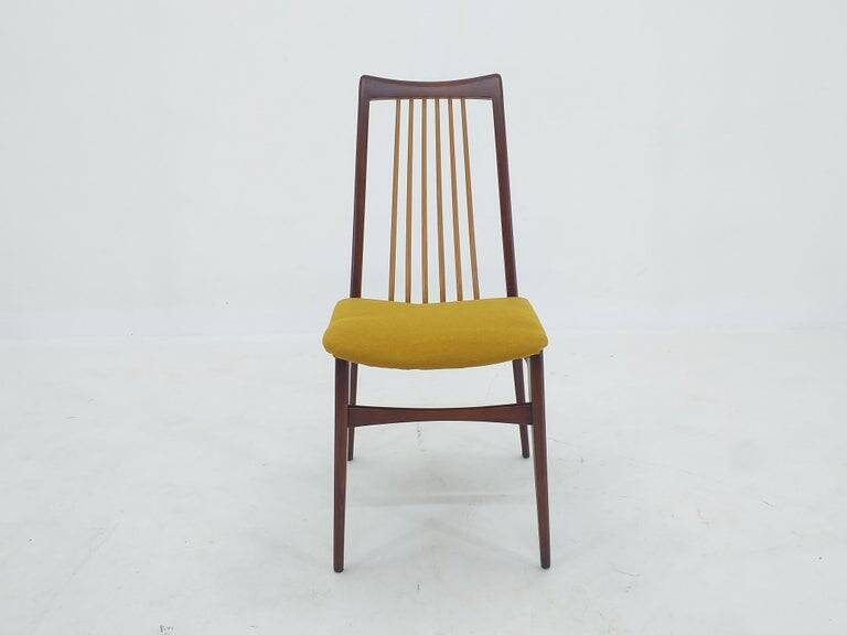 Set of Six Mid Century Dining Chairs, Denmark, 1970s