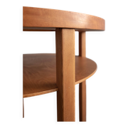Table d'appoint tchécoslovaque en bois, années 80