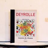 Deyrolle plate N 749 Palm trees - circa 1930. Custom-made plexiglass frame