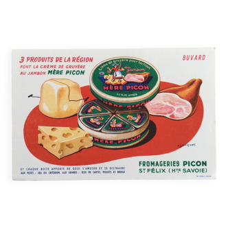 Vintage Blotter advertising frame