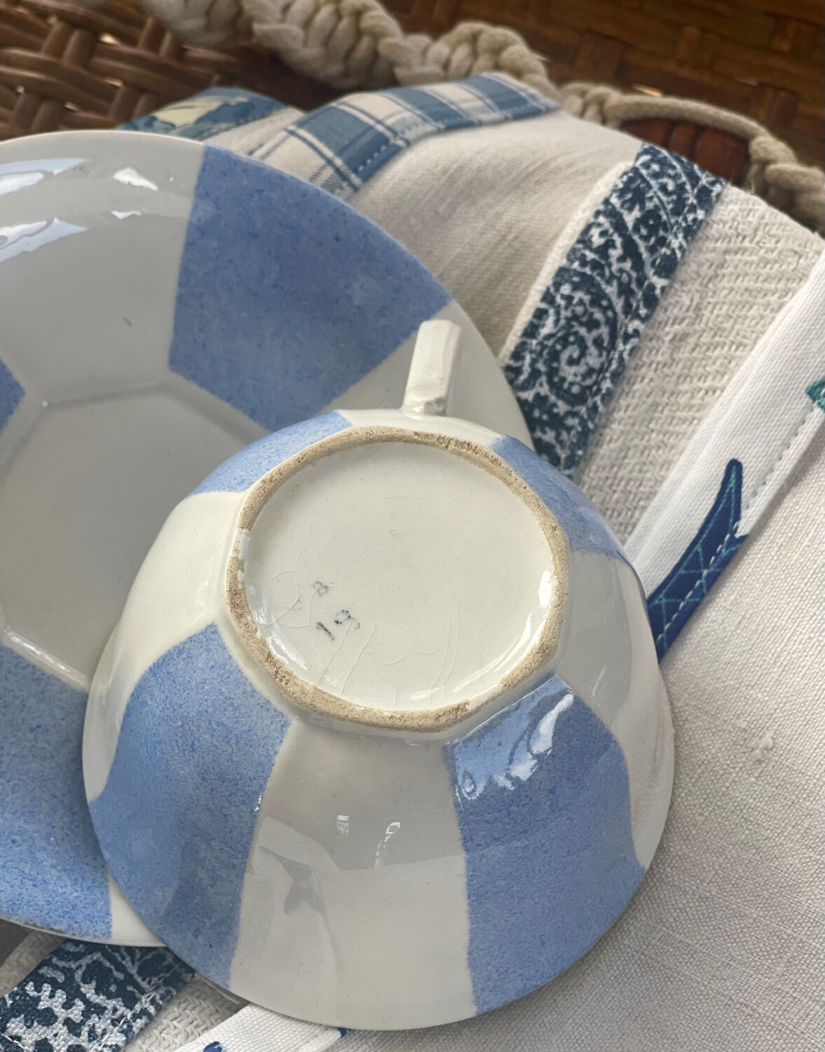 Duo de tasse ancienne FB