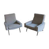 Pair of armchairs Troika by Paul Geoffroy and published by Airborne 50