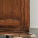 Practical old pine Dutch corner cabinet with nice details and patina