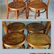 4 chaises bistrot Horgen-Glaris début XXe