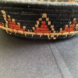 Woven ethnic basket, 60s