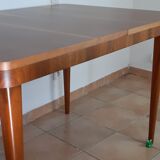 Extension table in Walnut Cesky Nabytek, Vintage Czech 1950 s