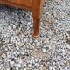 Commode des années 50 en chêne massif 3 tiroirs  pieds coniques