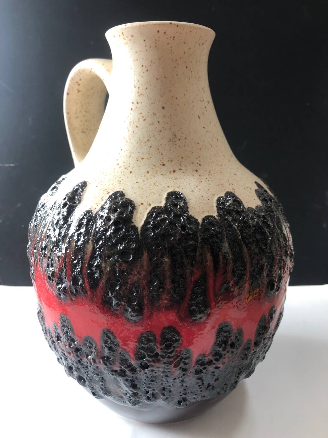 Vase fatlava Bay Keramik West Germany