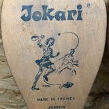 Pair old racket jokari junior wood made in france sport vintage