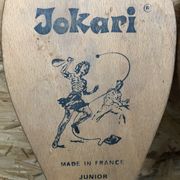 Pair old racket jokari junior wood made in france sport vintage