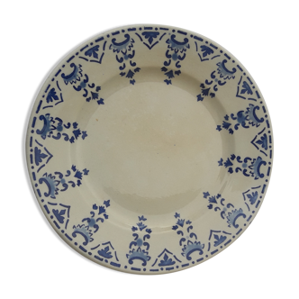 Gien Diam opaque porcelain hollow plate 21.5 cm