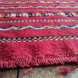 Handmade Berber Kilim Zemmour 141x82cm