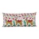 Vintage embroidered cushion cover 46x97 cm