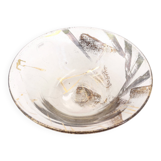 Glass pocket emptier by Jean Paul van Lith, Biot, 1980s
