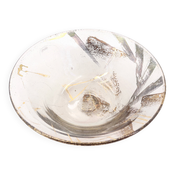 Glass pocket emptier by Jean Paul van Lith, Biot, 1980s