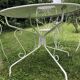Wrought iron garden furniture