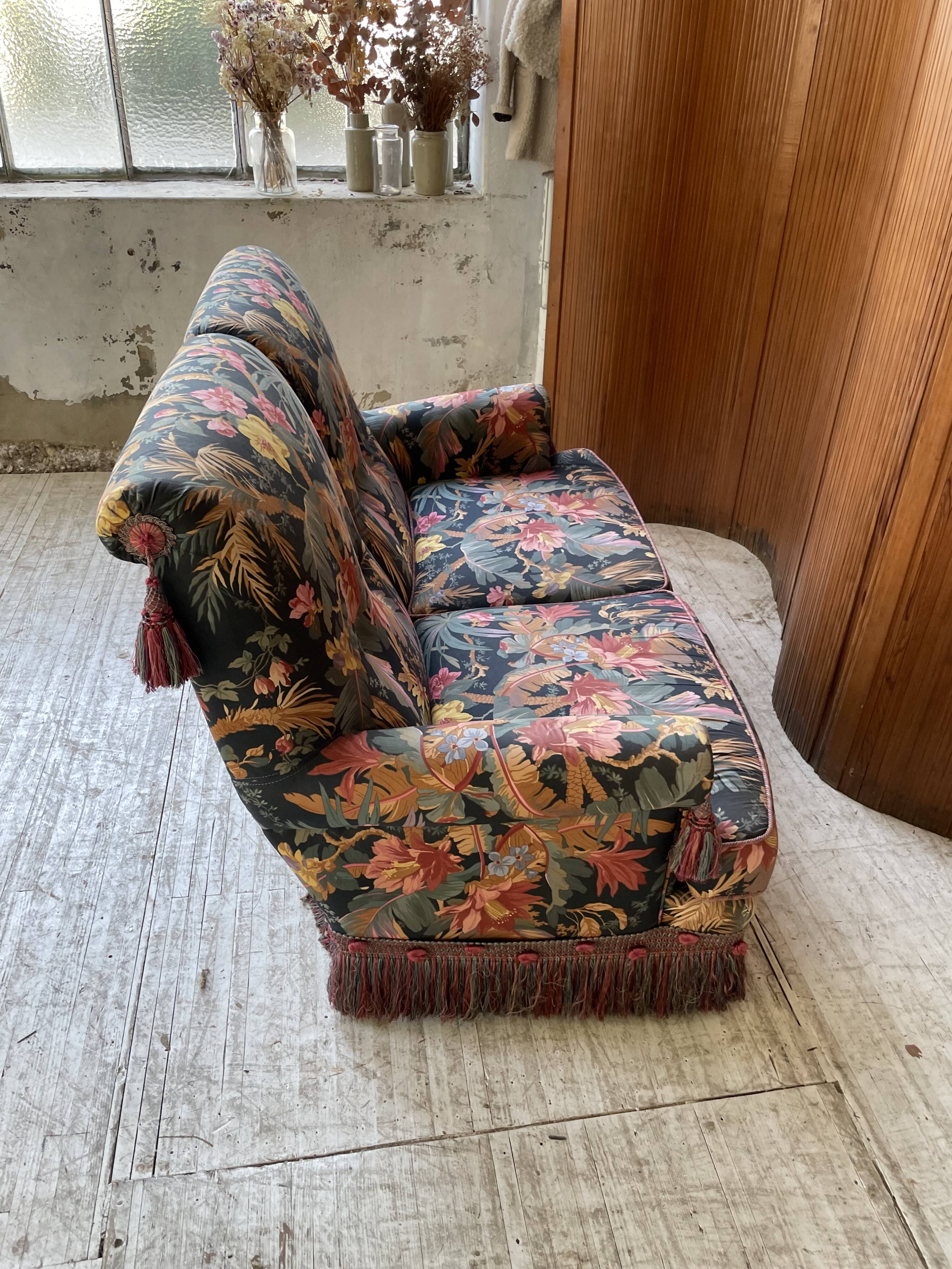Jean Roche floral sofa