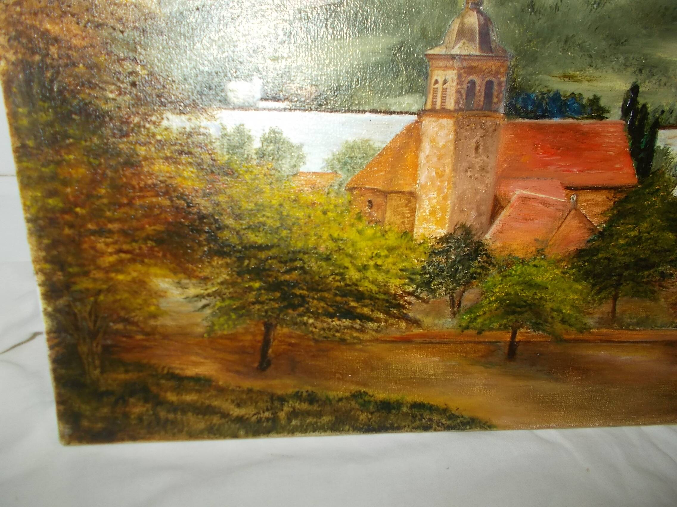 Oil painting landscape