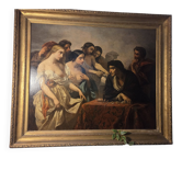 Tableau HST "femmes vendant leur âmes au diable"