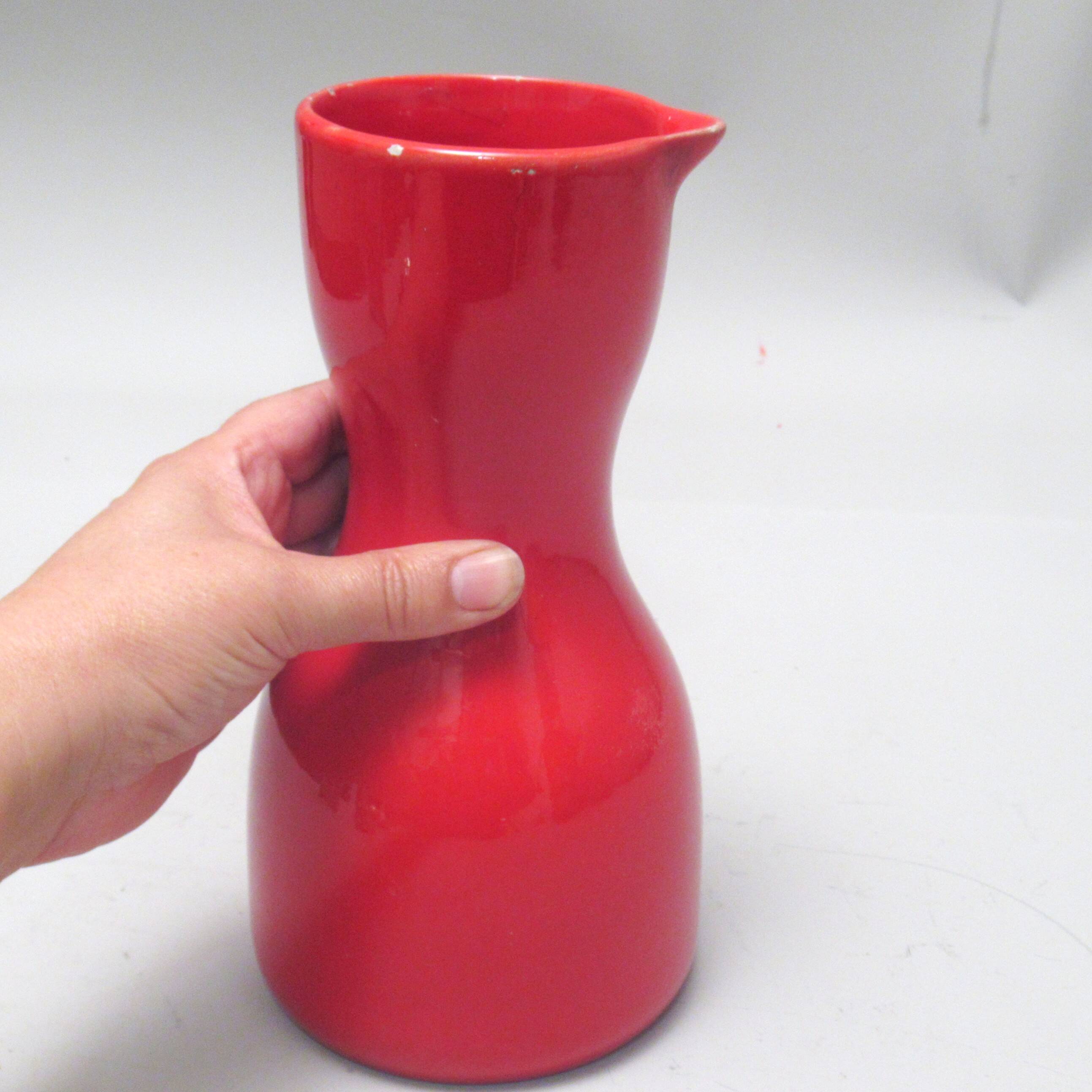Red carafe from the 1970s