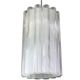 Cylindrical suspension with crystal glass by Doria, Germany, 1960s