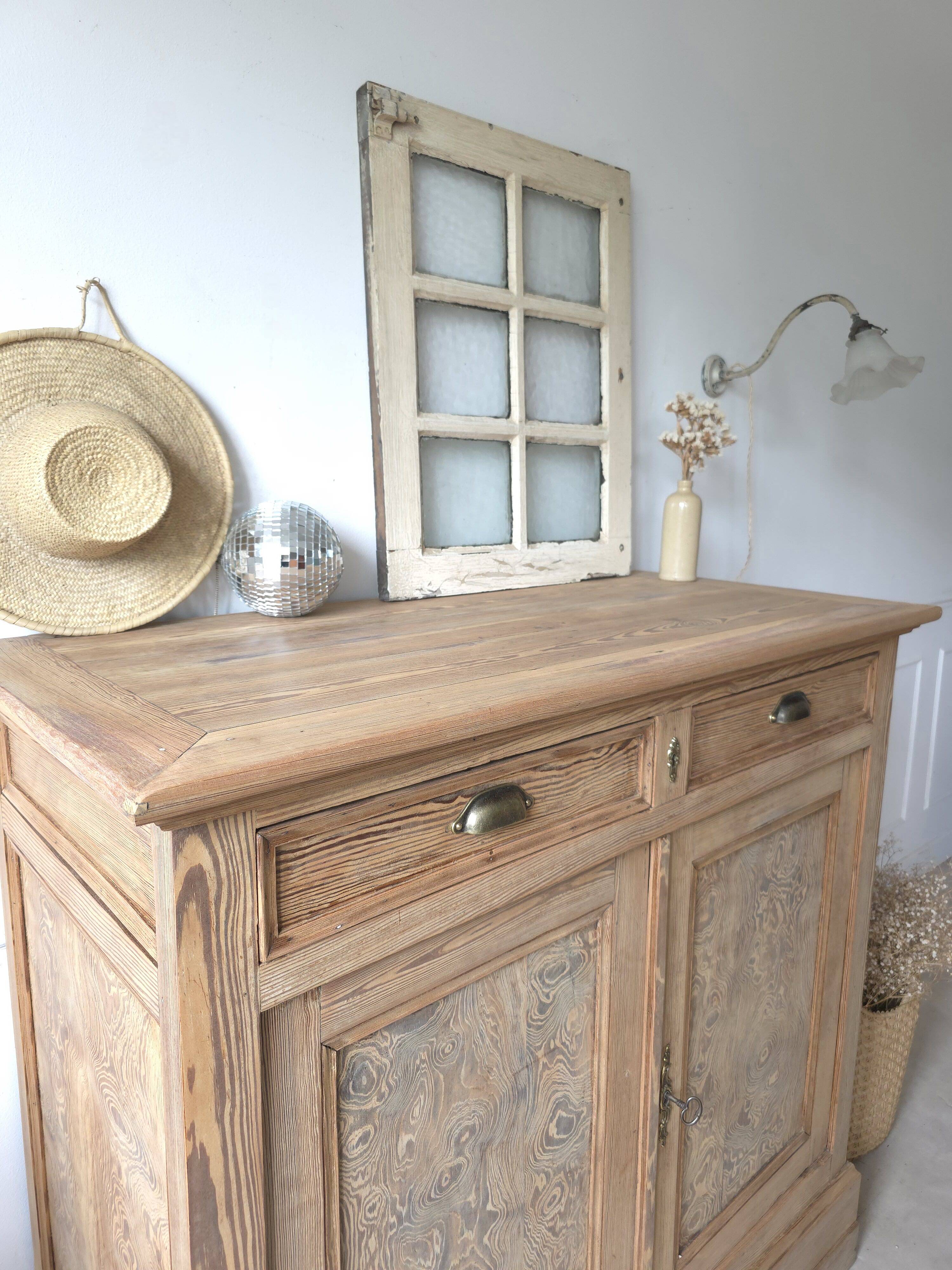 Antique wooden sideboard