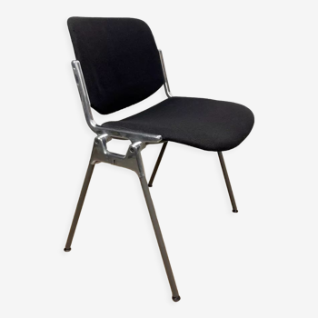 Chair DSC 106 Giancarlo Piretti for Castelli metal and fabric