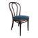 Vintage Bentwood Chair with Upholstered Seat / Thonet Style Dining Chair /