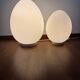 Duo de lampes œuf vintage 1970