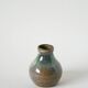 Small glazed stoneware ceramic vase signed, 1970