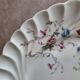 Assiette ancienne Haviland & Co Vermont Frères – porcelaine polychrome oiseaux fleurs