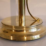 Pair of Scandinavian brass lamps by Tranas Stilarmatur 1970
