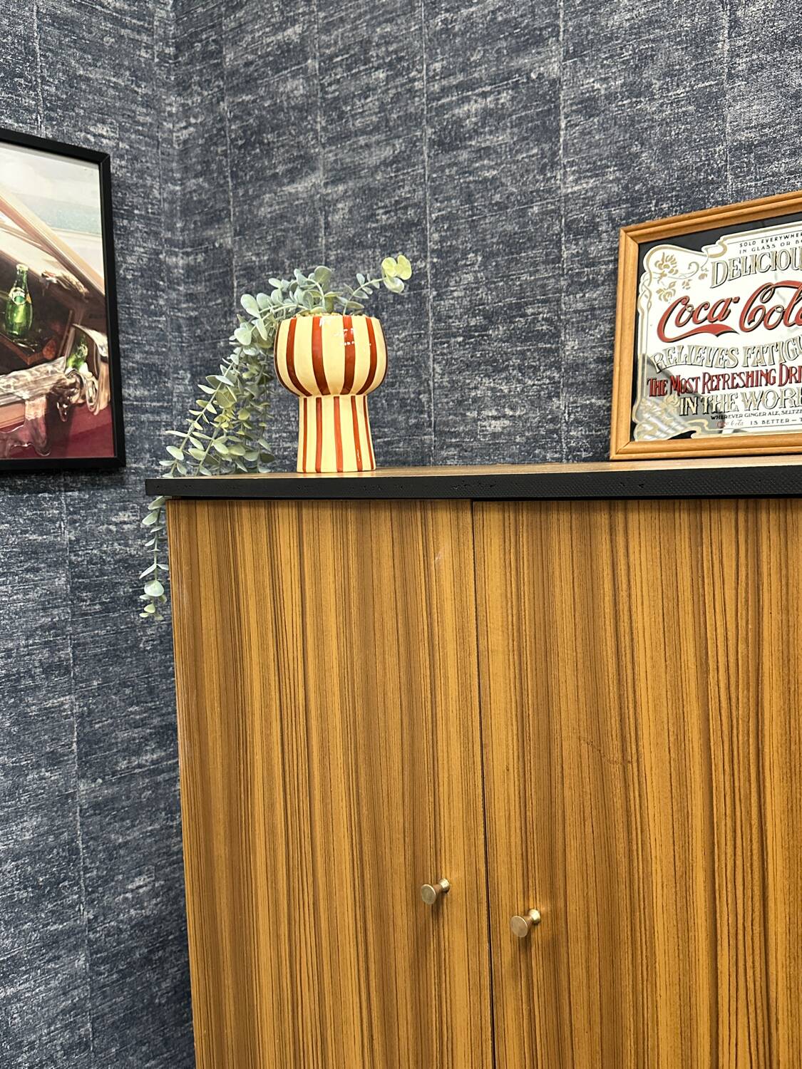 Vintage shoe cabinet