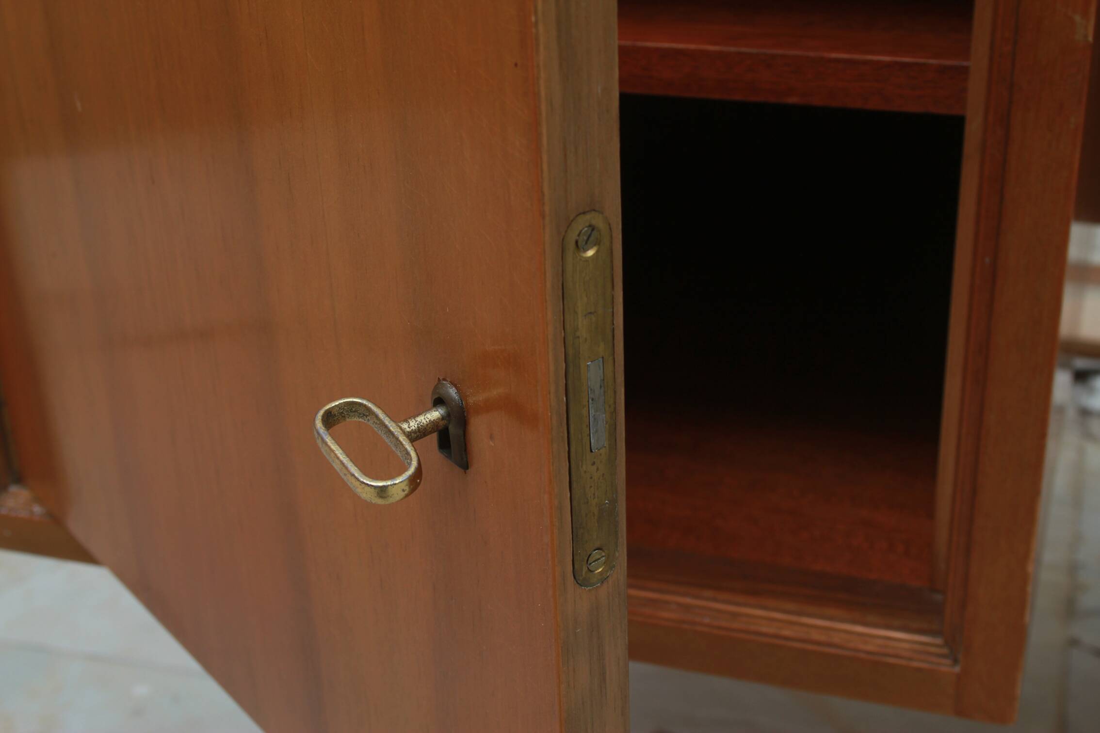 1950s desk in walnut
