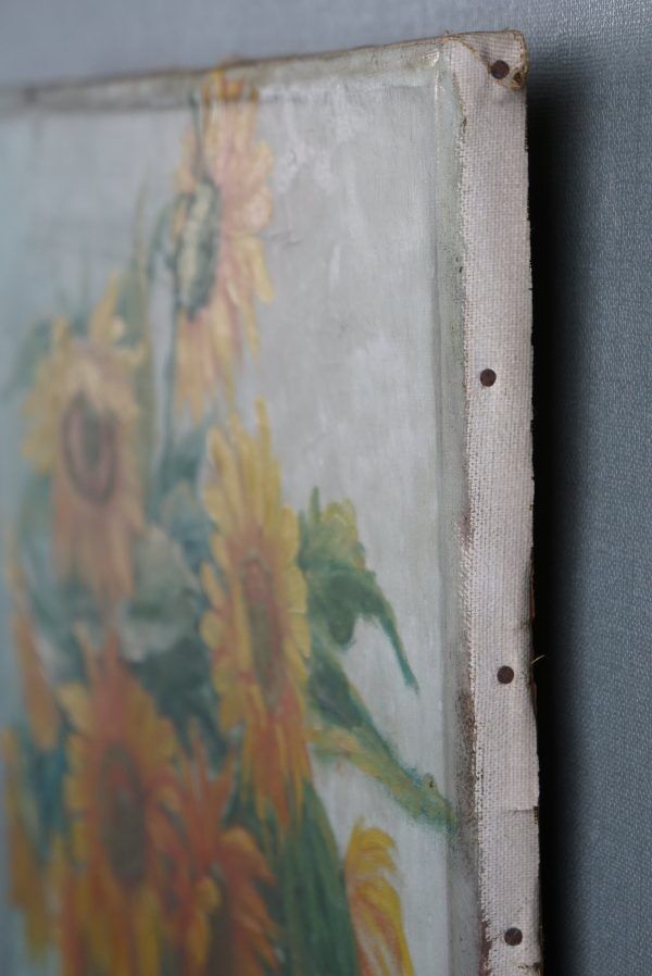 Sunflower painting, still life