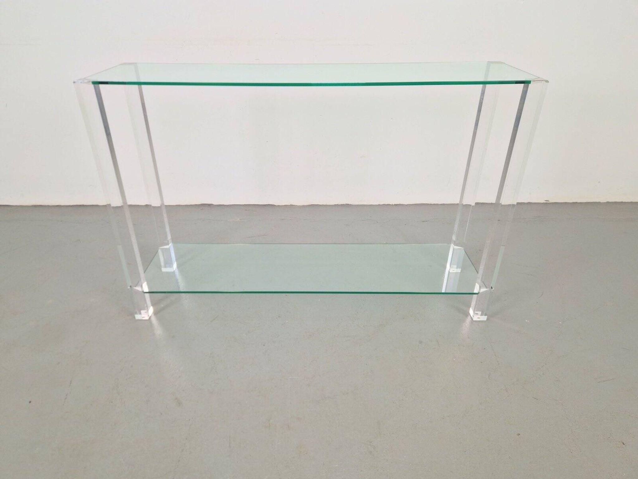 Glass and Acrylic The Hague Console Table from Bor Design, 1990s