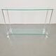 Table console en verre et acrylique The Hague de Bor Design, années 1990.