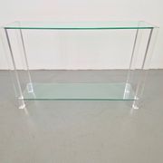 Glass and Acrylic The Hague Console Table from Bor Design, 1990s