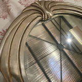 Vintage mirror by Deknudt in Art Nouveau style, 1970s.