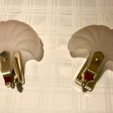 Pair of shell sconces