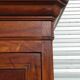 Large Louis Philippe wardrobe in solid walnut