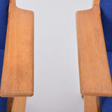 Set of Two Danish Mid-Century Modern GE 181 a Chairs by Hans Wegner for GETAMA
