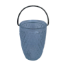 Beveled glass ice bucket